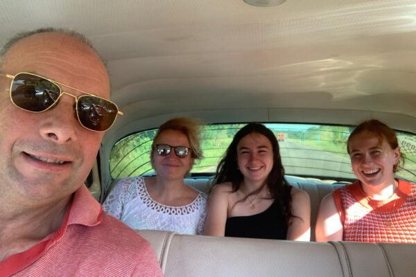 Gezin oldtimer